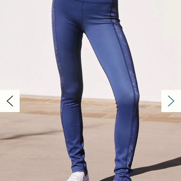 Anthropologie Daily Practice Women's Sofia High-Waisted Leggings Size XS Blue - Picture 4 of 16